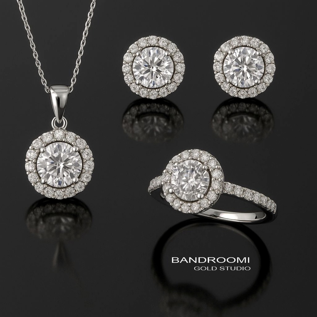 IMG_3664 ست برلیان با طراحی هالهای - تصویر 1