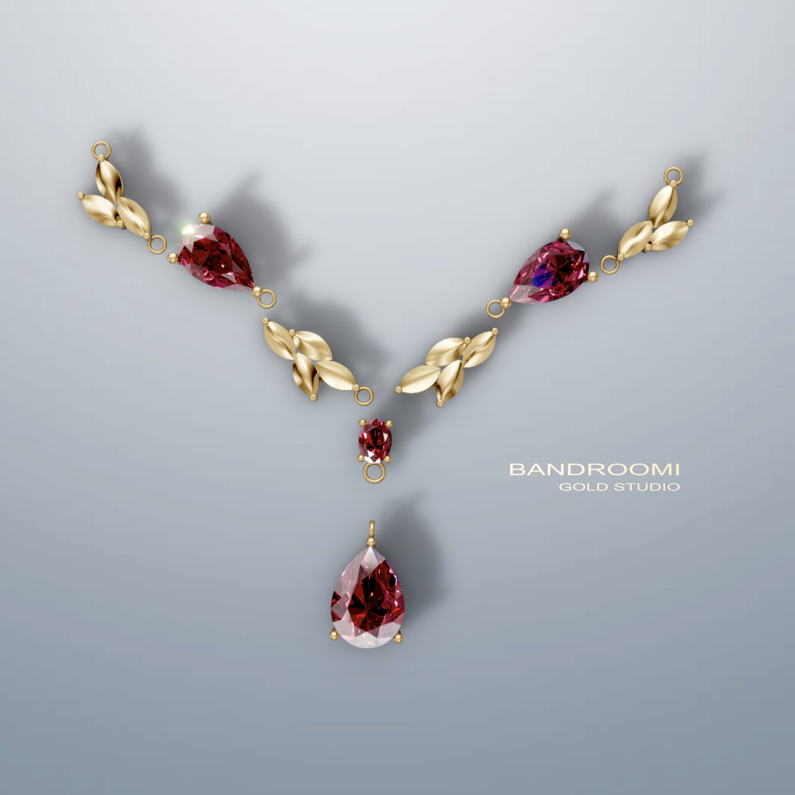 Untitled-12 گردنبند و آویز یاقوت سرخ - تصویر 1