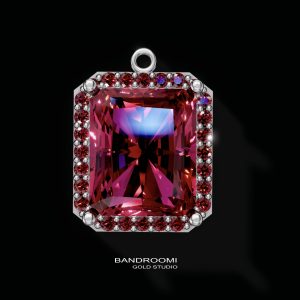 گردنبند و آویز یاقوت سرخ