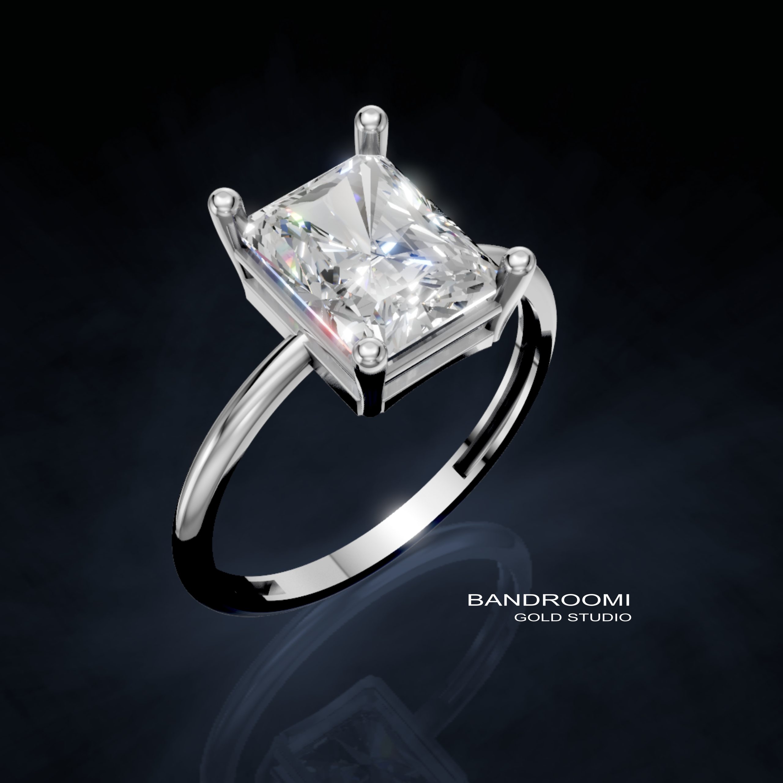 Untitled-22 انگشتر زنانه برلیان - تصویر 1