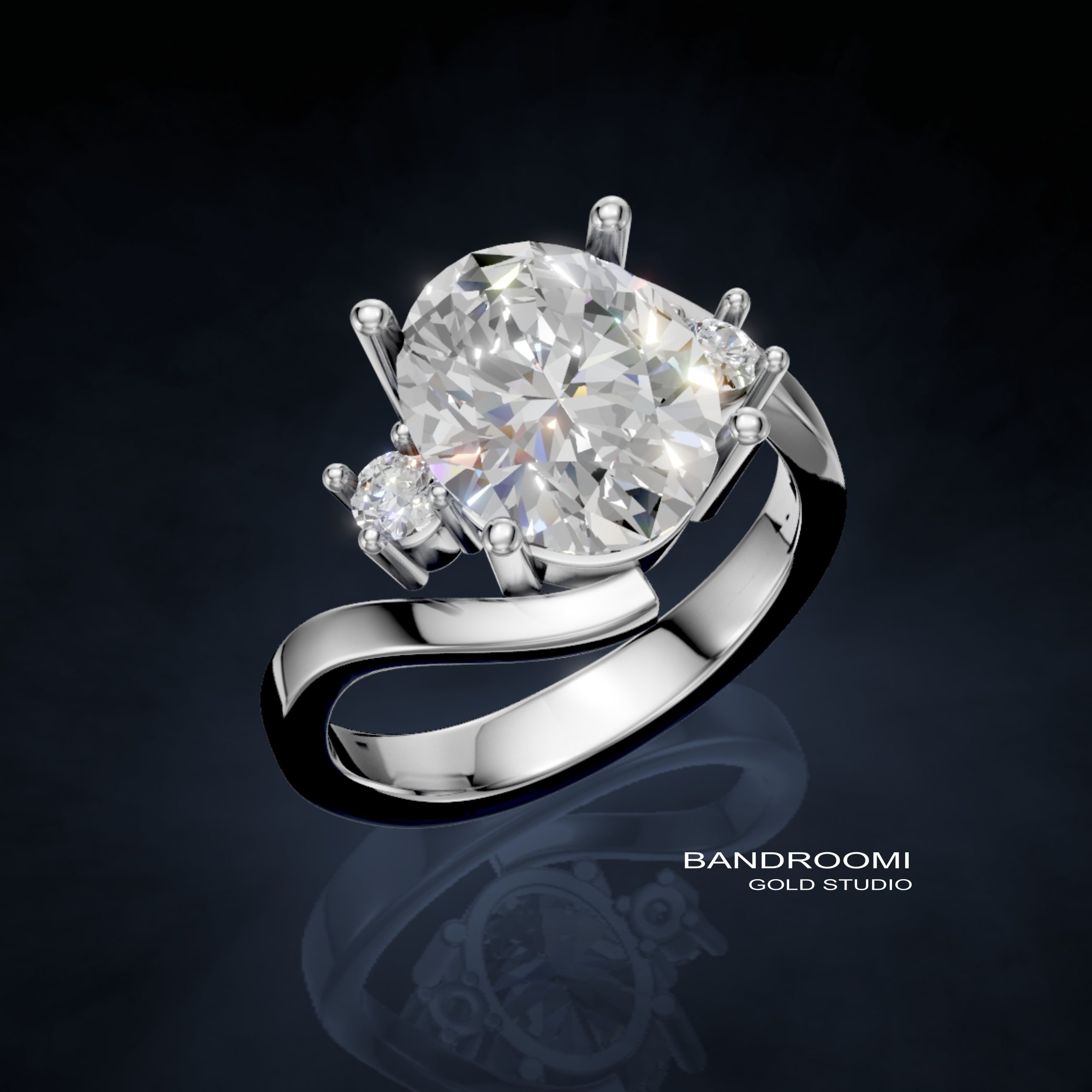 Untitled-25 انگشتر زنانه برلیان - تصویر 1