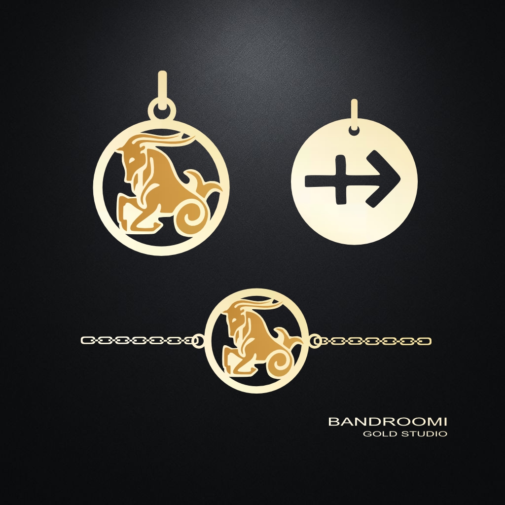 dey آویز و دستبند ماه دی - تصویر 1