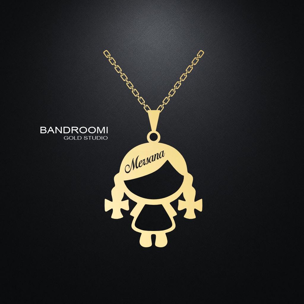 dokhtar5 آویز و گردنبند بچه گانه - تصویر 1