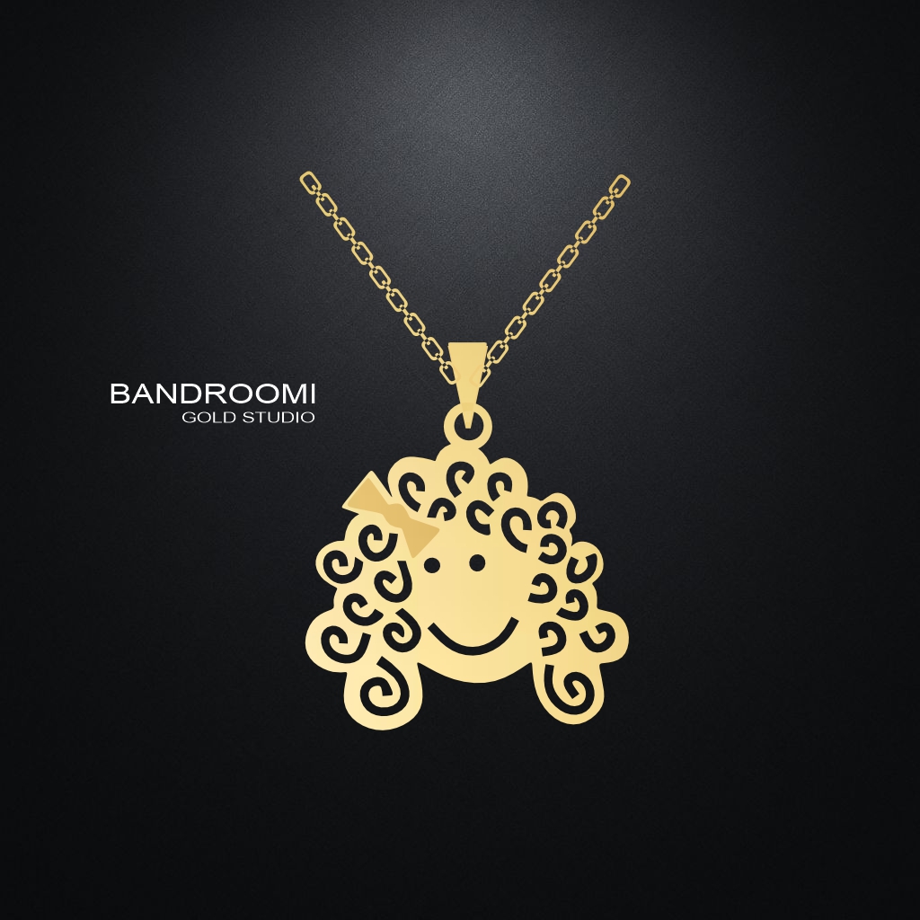 dokhtar6 آویز و گردنبند بچه گانه - تصویر 1