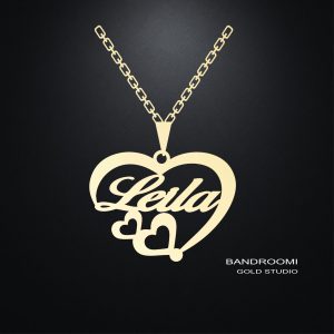 آویز و گردنبند لیلا قلب