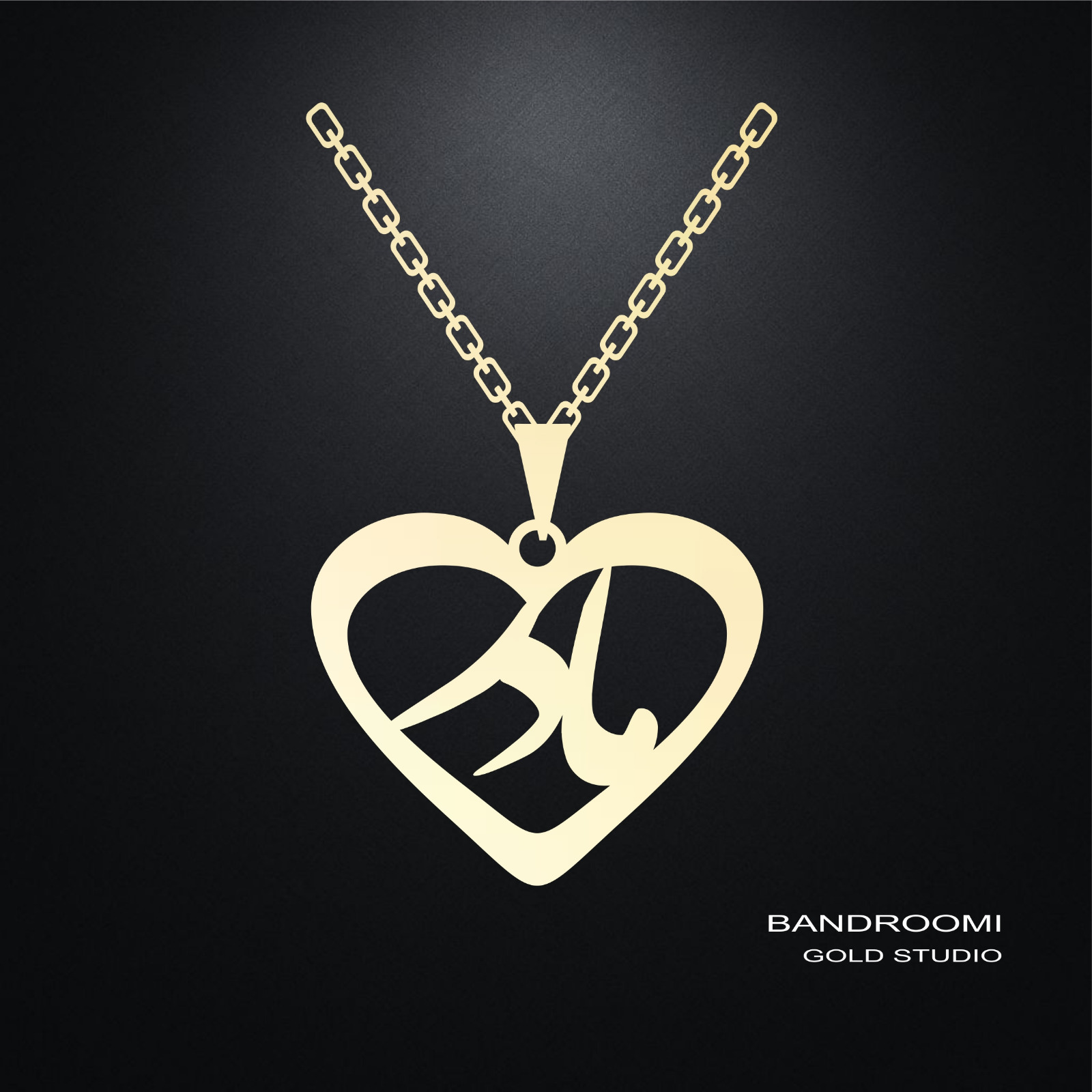 ghalb madar آویز و گردنبند مادر قلب - تصویر 1