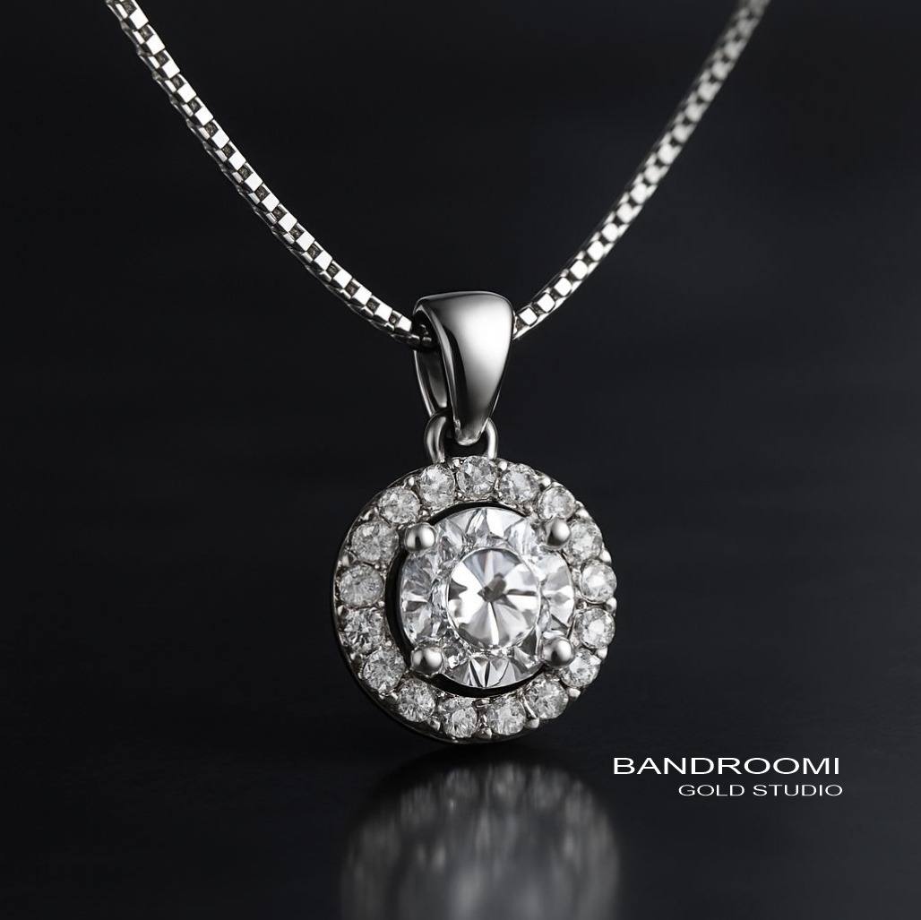 photo_۲۰۲۵-۱۰-۰۴_۰۰-۵۰-۳۵ آویز برلیان با طراحی هالهای - تصویر 1