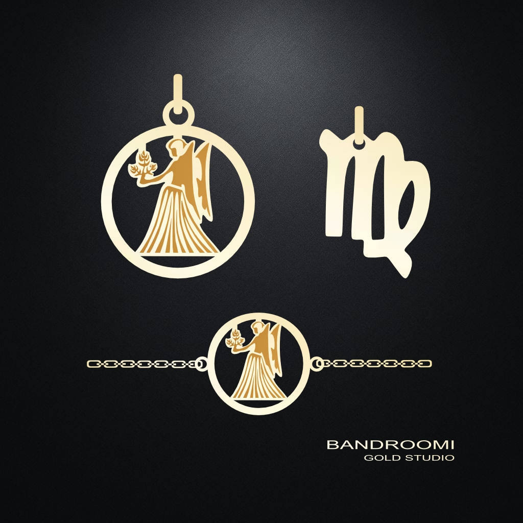 shahrivar آویز و دستبند ماه شهریور - تصویر 1