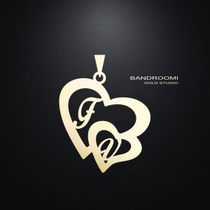 گردنبند و آویز F & V قلب